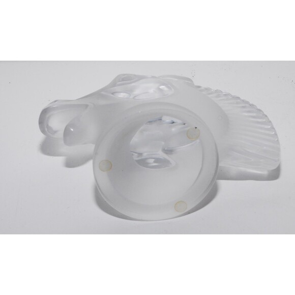 Lalique Longchamp Horse Crystal Sculpture Rare 10119400 Mascot hood ornament - Picture 8 of 11